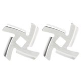 2Pcs Meat Grinder Blade 304 Stainless Steel Grinding Plate Disc Accessory for 5#/B Type Grinder(8MM Square Hole Crossed Blade )