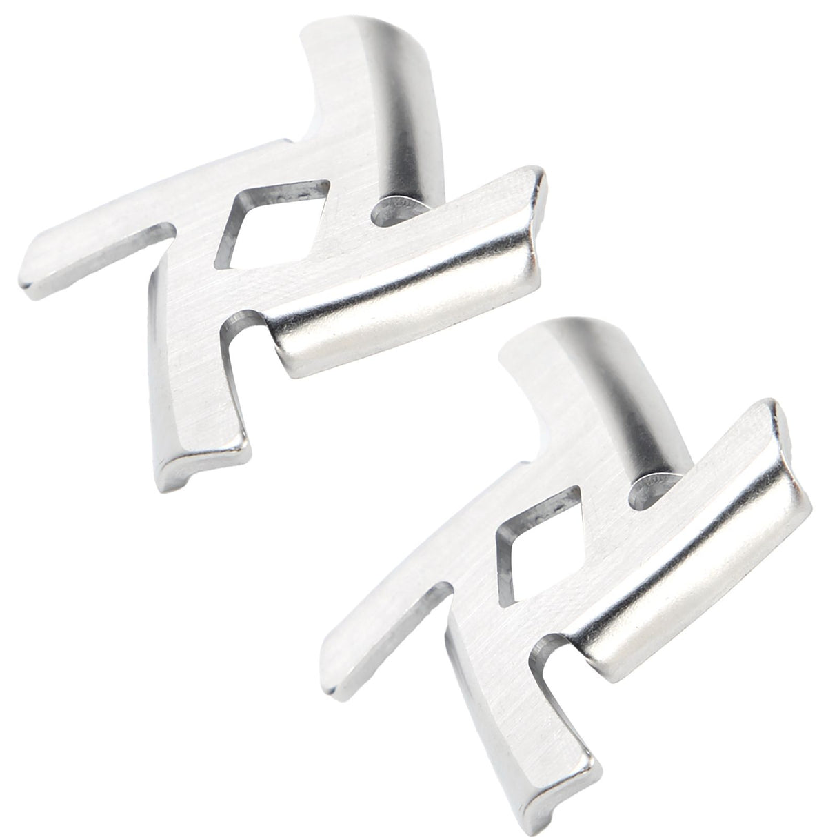 2Pcs Meat Grinder Blade 304 Stainless Steel Grinding Plate Disc Accessory for 5#/B Type Grinder(8MM Square Hole Crossed Blade )