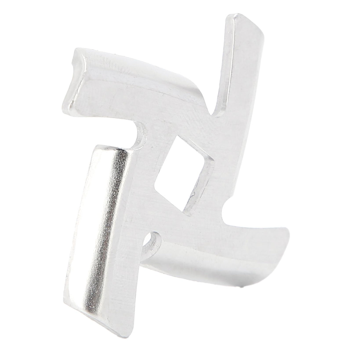 2Pcs Meat Grinder Blade 304 Stainless Steel Grinding Plate Disc Accessory for 5#/B Type Grinder(8MM Square Hole Crossed Blade )