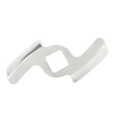 2Pcs Meat Grinder Blade 304 Stainless Steel Grinding Plate Disc Accessory for 5#/B Type Grinder(8MM Square Hole 2Blade )