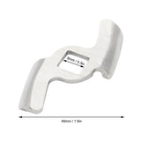 2Pcs Meat Grinder Blade 304 Stainless Steel Grinding Plate Disc Accessory for 5#/B Type Grinder(8MM Square Hole 2Blade )