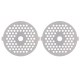 2Pcs Electric Mincer Blade Stainless Steel Grinding Plate Round Hole for 5#/B Type Grinder(3mm 56 Holes )