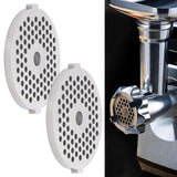 2Pcs Electric Mincer Blade Stainless Steel Grinding Plate Round Hole for 5#/B Type Grinder(3mm 56 Holes ) - Extra Image