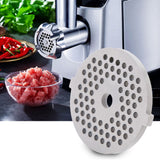 2Pcs Electric Mincer Blade Stainless Steel Grinding Plate Round Hole for 5#/B Type Grinder(3mm 56 Holes )