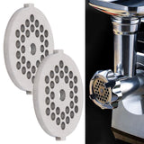 2Pcs Electric Mincer Blade Stainless Steel Grinding Plate Round Hole for 5#/B Type Grinder(5mm 30 Holes ) - Extra Image