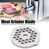 2Pcs Electric Mincer Blade Stainless Steel Grinding Plate Round Hole for 5#/B Type Grinder(5mm 30 Holes ) - Extra Image