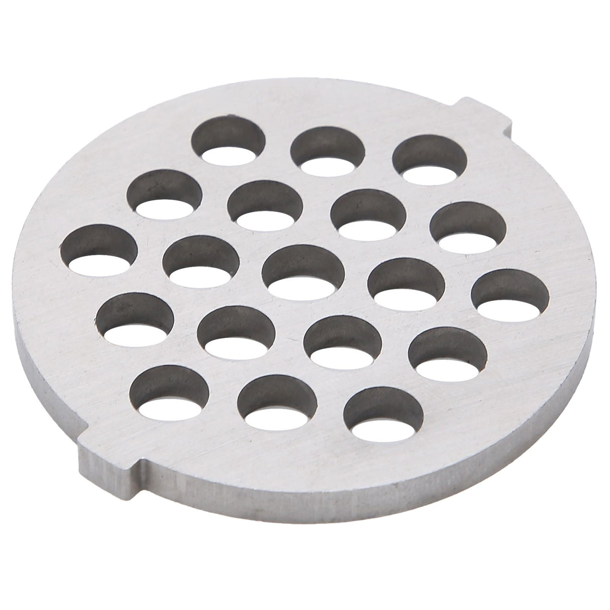 2Pcs Electric Mincer Blade Stainless Steel Grinding Plate Round Hole for 5#/B Type Grinder(7mm 19 Holes )