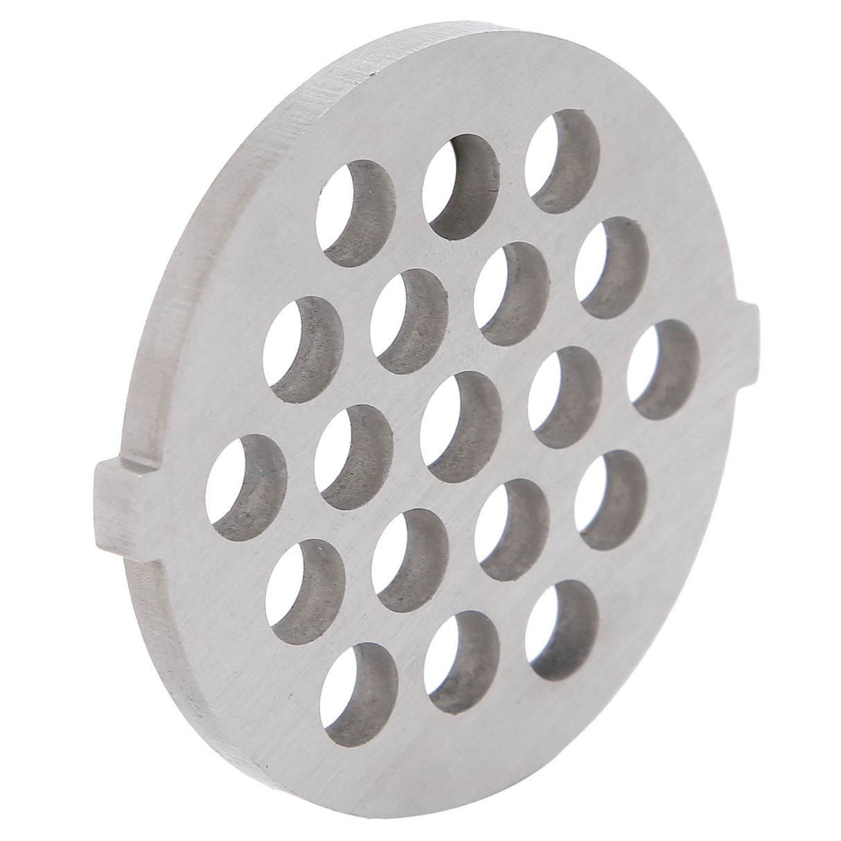 2Pcs Electric Mincer Blade Stainless Steel Grinding Plate Round Hole for 5#/B Type Grinder(7mm 19 Holes )