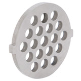 2Pcs Electric Mincer Blade Stainless Steel Grinding Plate Round Hole for 5#/B Type Grinder(7mm 19 Holes )