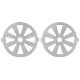 2pcs Meat Grinder Blade 304 Stainless Steel Cutting Plate 7mm/0.3in ID for 5#/B Type Meat Grinder(8 Holes Knife Plate )