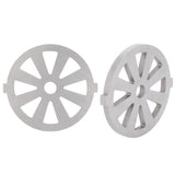 2pcs Meat Grinder Blade 304 Stainless Steel Cutting Plate 7mm/0.3in ID for 5#/B Type Meat Grinder(8 Holes Knife Plate )