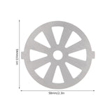 2pcs Meat Grinder Blade 304 Stainless Steel Cutting Plate 7mm/0.3in ID for 5#/B Type Meat Grinder(8 Holes Knife Plate )