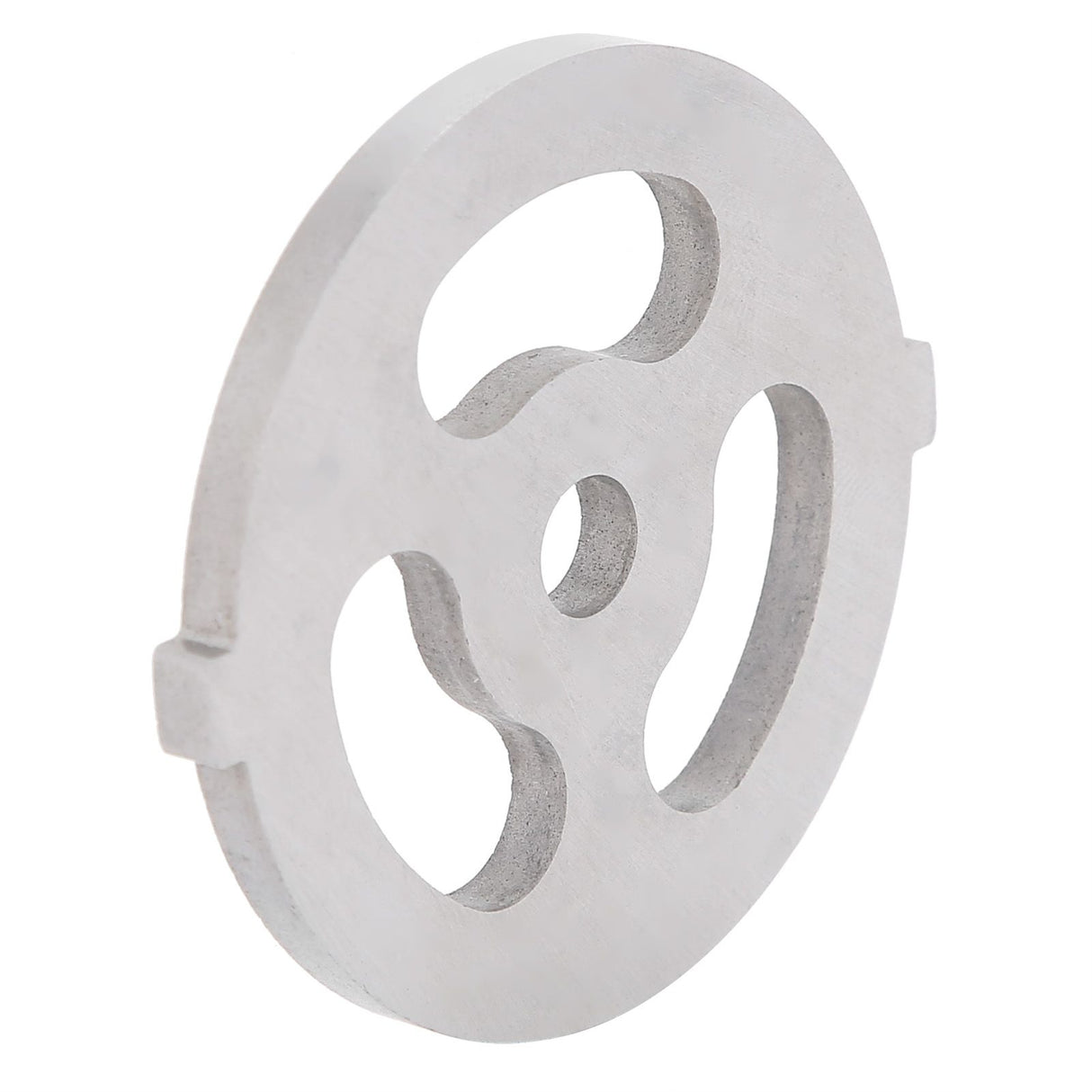 2pcs Meat Grinder Blade 304 Stainless Steel Cutting Plate 7mm/0.3in ID for 5#/B Type Meat Grinder(3 Holes Knife Plate )