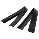 2pcs Stove Counter Gap Cover HeatResistant Anti Oil Oven Gap Filler Sealing Strip(Black 21in)