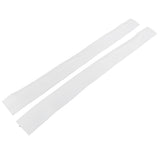 2pcs Stove Counter Gap Cover HeatResistant Anti Oil Oven Gap Filler Sealing Strip(White 21in)