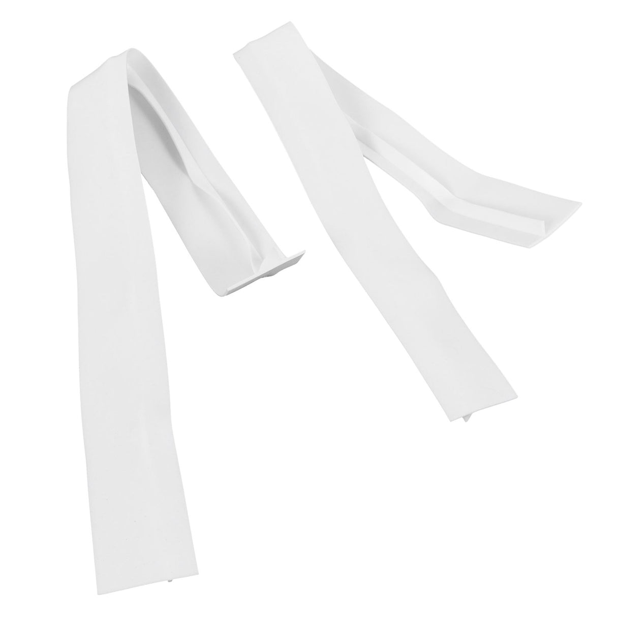 2pcs Stove Counter Gap Cover HeatResistant Anti Oil Oven Gap Filler Sealing Strip(White 21in)