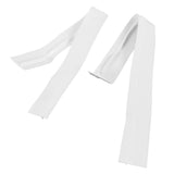 2pcs Stove Counter Gap Cover HeatResistant Anti Oil Oven Gap Filler Sealing Strip(White 21in)