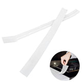 2pcs Stove Counter Gap Cover HeatResistant Anti Oil Oven Gap Filler Sealing Strip(White 21in)