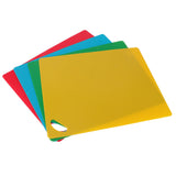 4pcs PP Flexible Kitchen Cutting Board Non Slip Cutting Board for Vegetable Meat 1.2mm - Rear View