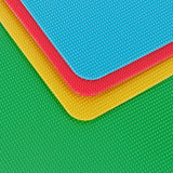 4pcs PP Flexible Kitchen Cutting Board Non Slip Cutting Board for Vegetable Meat 1.2mm