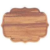 Bamboo Tea Tray Teaboard Serving Plate Japanese Style Tableware W/Protection PadS 19.8x13.7x1.8cm - Front View