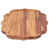 Bamboo Tea Tray Teaboard Serving Plate Japanese Style Tableware W/Protection PadS 19.8x13.7x1.8cm