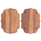 Bamboo Tea Tray Teaboard Serving Plate Japanese Style Tableware W/Protection PadS 19.8x13.7x1.8cm