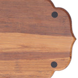 Bamboo Tea Tray Teaboard Serving Plate Japanese Style Tableware W/Protection PadS 19.8x13.7x1.8cm