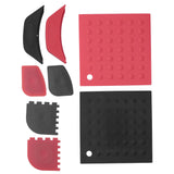 8Pcs/Set Pot Holder Scraper Pan Handle Kit Silicone Anti-Scalding Accessory for Home Kitchen