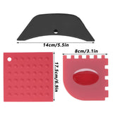 8Pcs/Set Pot Holder Scraper Pan Handle Kit Silicone Anti-Scalding Accessory for Home Kitchen - Extra Image