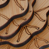 6Pcs/Set Teacup Mat Bamboo Coaster Heat Insulated Cup Pad Drinkware Tabletop AccessoryLotus Leaf Type - Extra Image