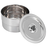 Lunch Box Portable 304 Stainless Steel Food Storage Container for School Picnic Camping1600ml - Rear View