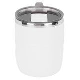 400ml Coffee Mug Stainless Steel Anti Scalding Water Cup with Lid for Home Office Wonderful Gift(White ) - Low Angle