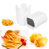 French Fry Cutter Potato Vegetable Fruit Slicing Tools with Lid 44 Grids Kitchen Accessories - Extra Image