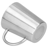 340ml 304 Stainless Steel Beer Mug Coffee Water Cup with Handgrip Double Wall DrinkwareStainless Steel Color