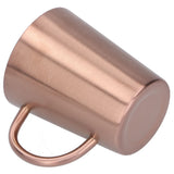 340ml 304 Stainless Steel Beer Mug Coffee Water Cup with Handgrip Double Wall DrinkwareRose Gold