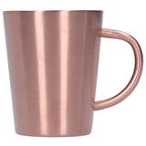 340ml 304 Stainless Steel Beer Mug Coffee Water Cup with Handgrip Double Wall DrinkwareRose Gold