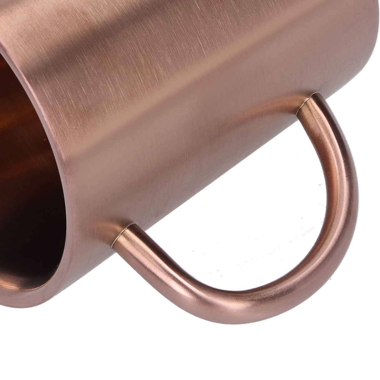 340ml 304 Stainless Steel Beer Mug Coffee Water Cup with Handgrip Double Wall DrinkwareRose Gold