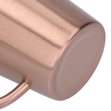 340ml 304 Stainless Steel Beer Mug Coffee Water Cup with Handgrip Double Wall DrinkwareRose Gold