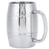 470ml 304 DoubleLayer Stainless Steel Beer Mug Outdoor Camping Tea Coffee Cup with Handle