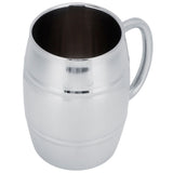 470ml 304 DoubleLayer Stainless Steel Beer Mug Outdoor Camping Tea Coffee Cup with Handle