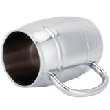470ml 304 DoubleLayer Stainless Steel Beer Mug Outdoor Camping Tea Coffee Cup with Handle