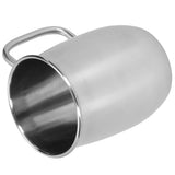 1000ml Stainless Steel Wine Bar Beer Mug Water Cup with Handle Portable Coffee Cup Drinkware - Side View