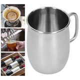 1000ml Stainless Steel Wine Bar Beer Mug Water Cup with Handle Portable Coffee Cup Drinkware - Extra Image
