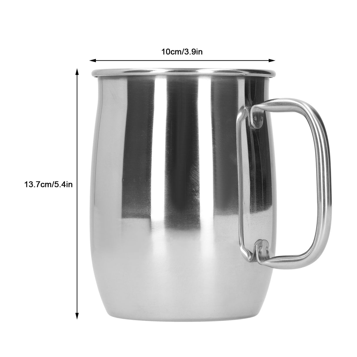 1000ml Stainless Steel Wine Bar Beer Mug Water Cup with Handle Portable Coffee Cup Drinkware