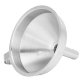 304 Stainless Steel Filling Funnel Separatory Oil Beer Coffee Water Liquid Funnel Kitchen ToolMedium Size 13cm - 45-Degree Angle