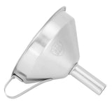 304 Stainless Steel Filling Funnel Separatory Oil Beer Coffee Water Liquid Funnel Kitchen ToolMedium Size 13cm - Rear View