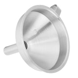 304 Stainless Steel Filling Funnel Separatory Oil Beer Coffee Water Liquid Funnel Kitchen ToolMedium Size 13cm - Close-Up Angle