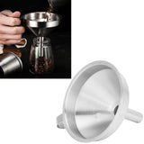 304 Stainless Steel Filling Funnel Separatory Oil Beer Coffee Water Liquid Funnel Kitchen ToolMedium Size 13cm - Extra Image