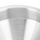 304 Stainless Steel Filling Funnel Separatory Oil Beer Coffee Water Liquid Funnel Kitchen ToolMedium Size 13cm